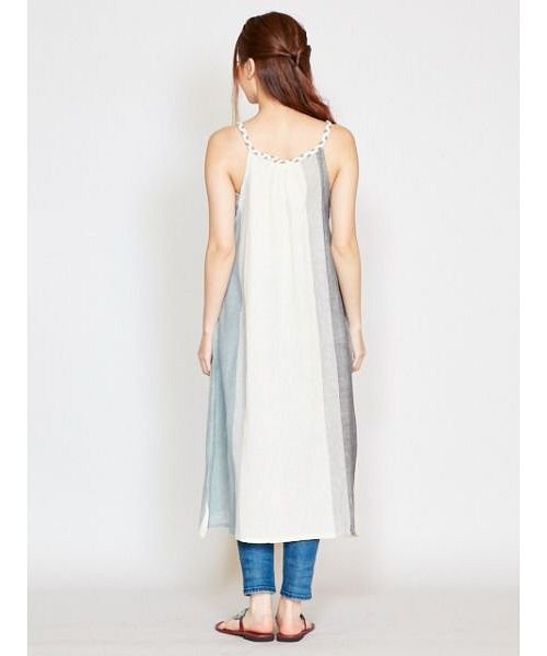 タイムセール10 Off チャイハネ カラパナストライプワンピース チャイハネ Cayhane D Fashion タイムセール10 Off チャイハネ カラパナストライプワンピース チャイハネ Cayhane D Fashion