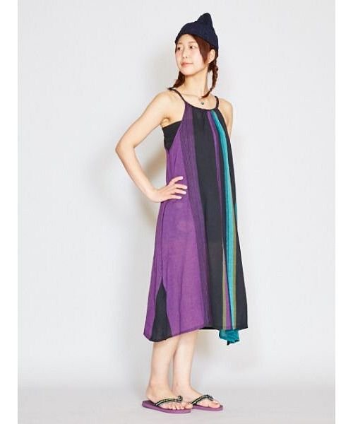 タイムセール10 Off チャイハネ カラパナストライプワンピース チャイハネ Cayhane D Fashion タイムセール10 Off チャイハネ カラパナストライプワンピース チャイハネ Cayhane D Fashion