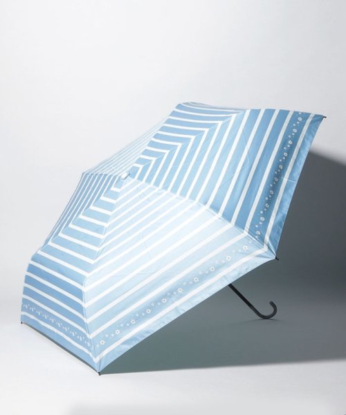 Estaa エスタ 晴雨兼用傘 Beauty Shield ビューティーシールド Uv 遮熱 遮光 ミニ傘 ボーダーフラワープリント エスタ Estaa D Fashion Estaa エスタ 晴雨兼用傘 Beauty Shield ビューティーシールド Uv 遮熱 遮光 ミニ傘 ボーダーフラワープリント エスタ Estaa D Fashion