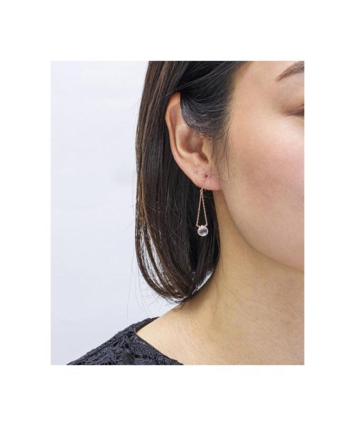 ローズクォーツピアス サマンサシルヴァ Samantha Silva D Fashion