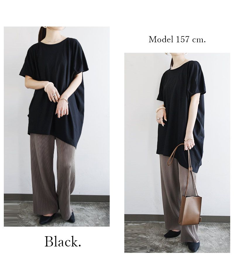ky54 LEONARD FASHION 綿100% 半袖トップス 黒 Mサイズ 1.jpg