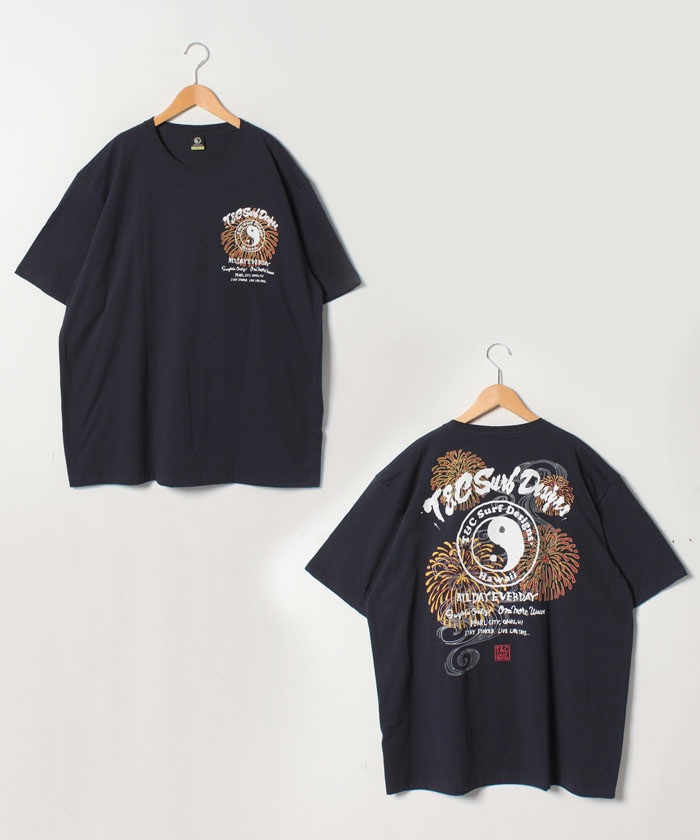 T&C】タウンアンドカントリー 大きいサイズ 半袖 プリント T