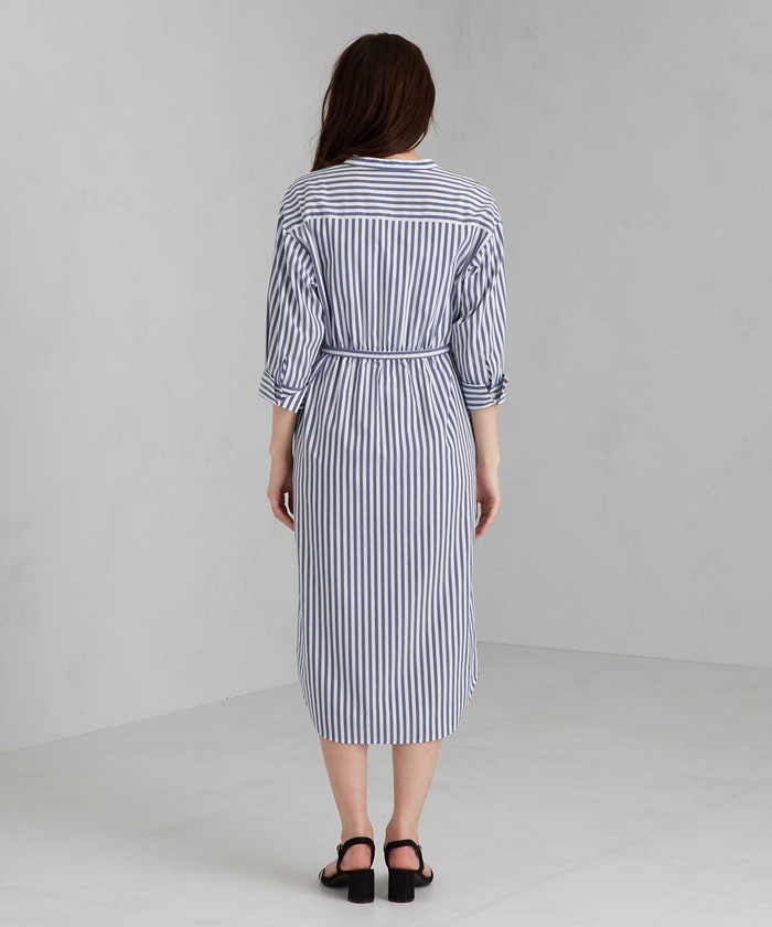 セール 50%OFF】CS POLKA ストライプ シャツ ワンピース セール 50%OFF】CS POLKA ストライプ シャツ ワンピース