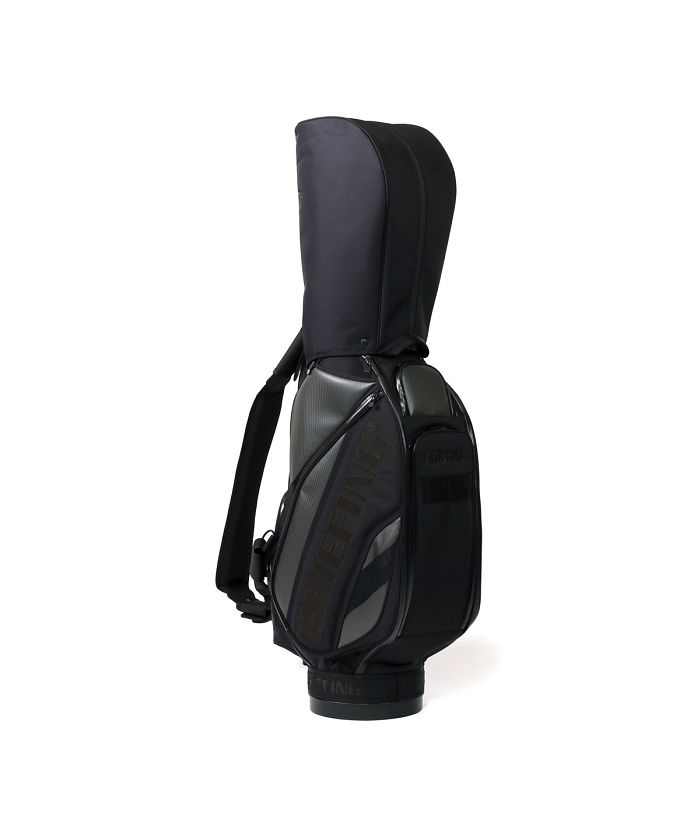 【美品.限定品】BRIEFING CR-3 PREMIUM ゴルフキャディバッグ 大人の男性に向けた重厚感！ブリーフィングキャディバッグの最