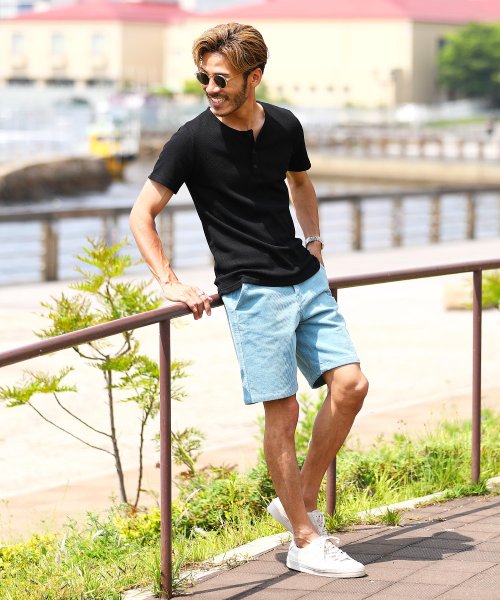 ヘンリーネックワッフルt サーマル Tシャツ ヘンリーネック 夏服 メンズ 半袖 無地 カットソー ティーシャツ ジギーズショップ Jiggys Shop D Fashion ヘンリーネックワッフルt サーマル Tシャツ ヘンリーネック 夏服 メンズ 半袖 無地 カットソー ティーシャツ ジギーズショップ Jiggys Shop D Fashion