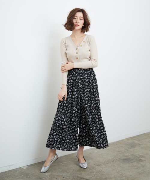 セール Web限定36サイズ Vネックリブプルオーバー ロペピクニック Rope Picnic D Fashion