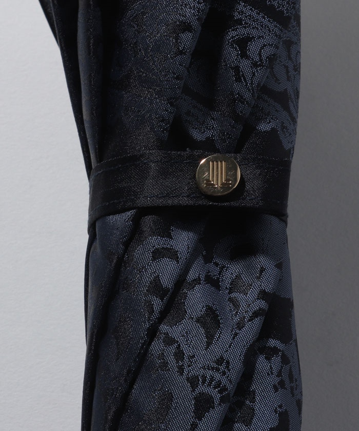 LANVIN COLLECTION 婦人 長傘 先染 ジャガード レース柄