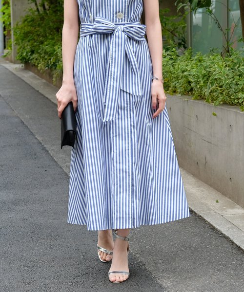 セール 50 Off Andgirl5月号掲載 ロンドンストライプ ワンピース ストロベリーフィールズ Strawberry Fields D Fashion