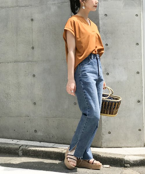セール Inred 7月号掲載 Lee 別注リメイクデニムパンツ ナノ ユニバース Nano Universe D Fashion セール Inred 7月号掲載 Lee 別注リメイクデニムパンツ ナノ ユニバース Nano Universe D Fashion