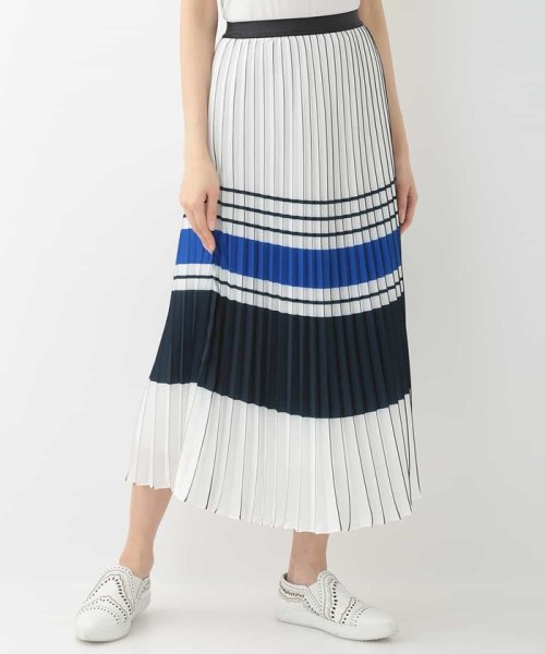 セール 70 Off 洗える ボーダープリント プリーツスカート ヒロコビス Hiroko Bis D Fashion セール 70 Off 洗える ボーダープリント プリーツスカート ヒロコビス Hiroko Bis D Fashion