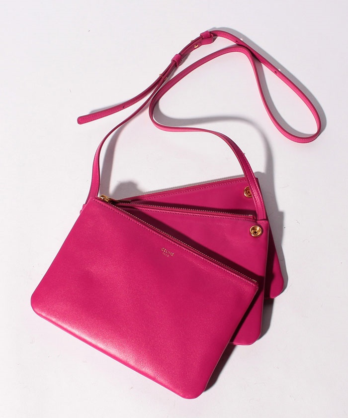 セール 7%OFF】【CELINE】ショルダーバッグ/TRIO SMALL【PINK ...