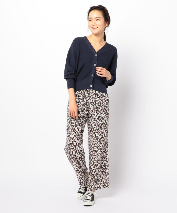 acne studios 柄パンツ　イージーパンツ　花柄 パジャマパンツ 34 ♯ AcneStudios アクネ 花柄 総柄 キュプラ ワイド イージー