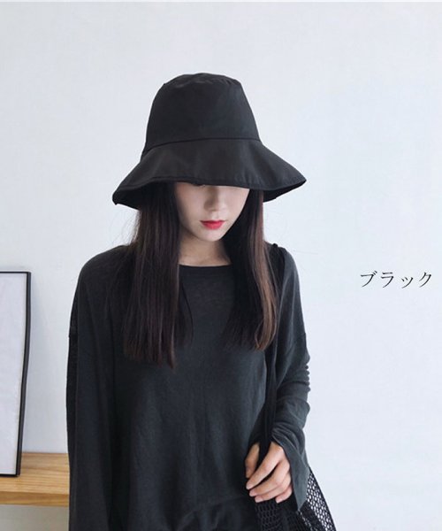 つば広帽子 レディース ハット 折りたたみ ぼうし 小顔 おしゃれ 春夏秋 アウトドア旅行 即納 ミニミニストア Miniministore D Fashion