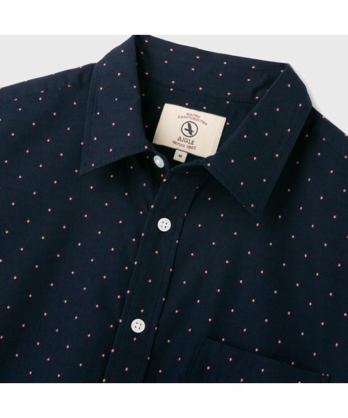 セール Dftドットシャツ半袖 エーグル メンズ ａｉｇｌｅ Men D Fashion
