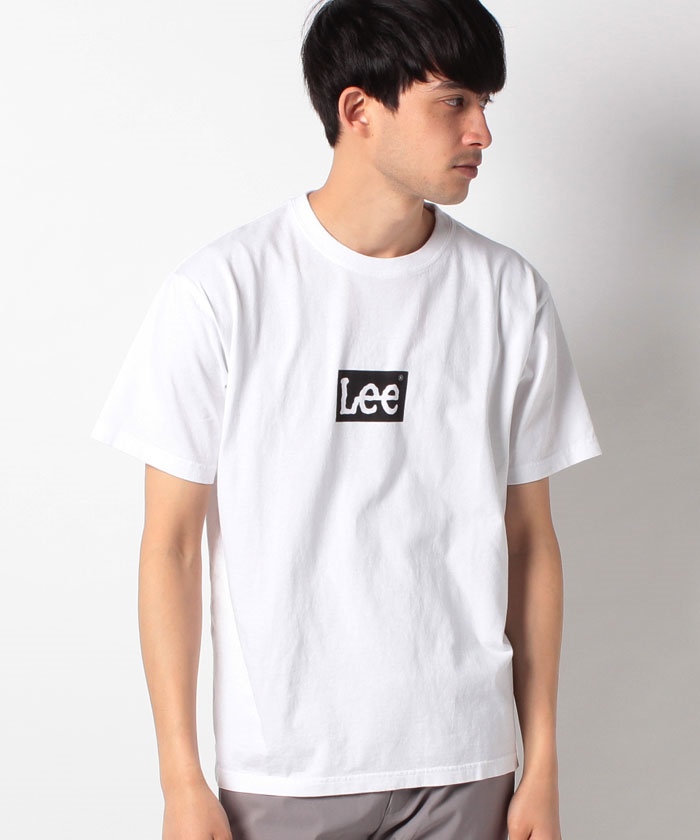 クーポン】【別注】【Lee】リー ミニボックスロゴ 半袖Tシャツ 