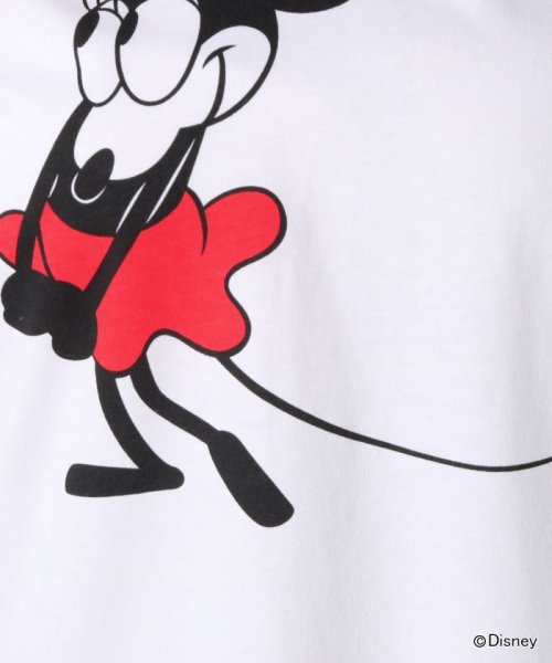 セール Disney ディズニー コラボ レトロミッキー ミニーマウス半袖tシャツ シスレー レディス Sisley D Fashion