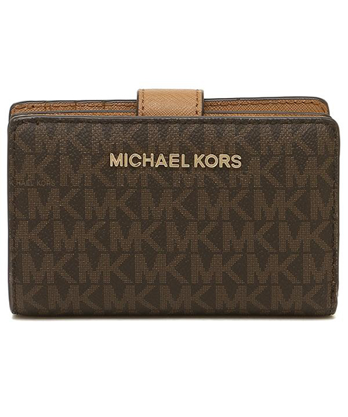 ★ 最新モデル 【新品】MICHAEL KORS 二つ折り折り財布 ライトブルー