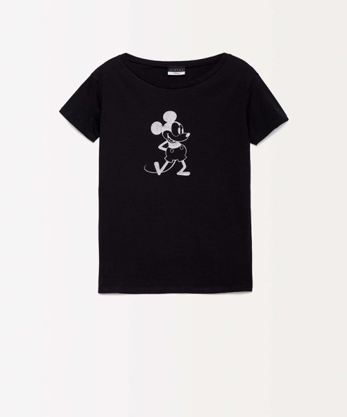 セール 79 Off Disney ディズニー コラボ ミッキー ミニーマウス半袖tシャツ シスレー レディス Sisley D Fashion