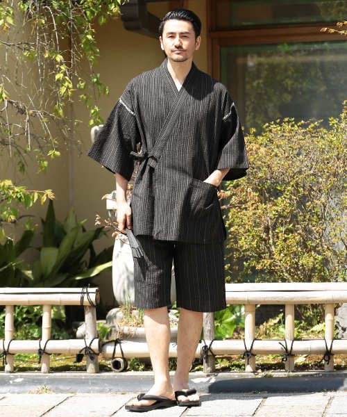 甚平 2点セット 甚平 扇子 甚平 メンズ 甚平セット ジギーズショップ Jiggys Shop D Fashion