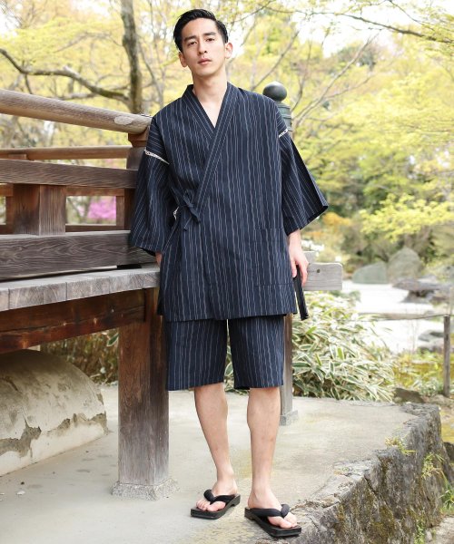 甚平 2点セット 甚平 扇子 甚平 メンズ 甚平セット ジギーズショップ Jiggys Shop D Fashion