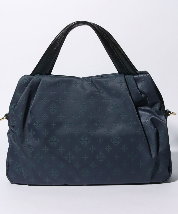 【美品】ラシット　カラーハンドル2wayショルダーバック　トート セール】カラーハンドル2wayトート(Z－453－OUT)(505425504