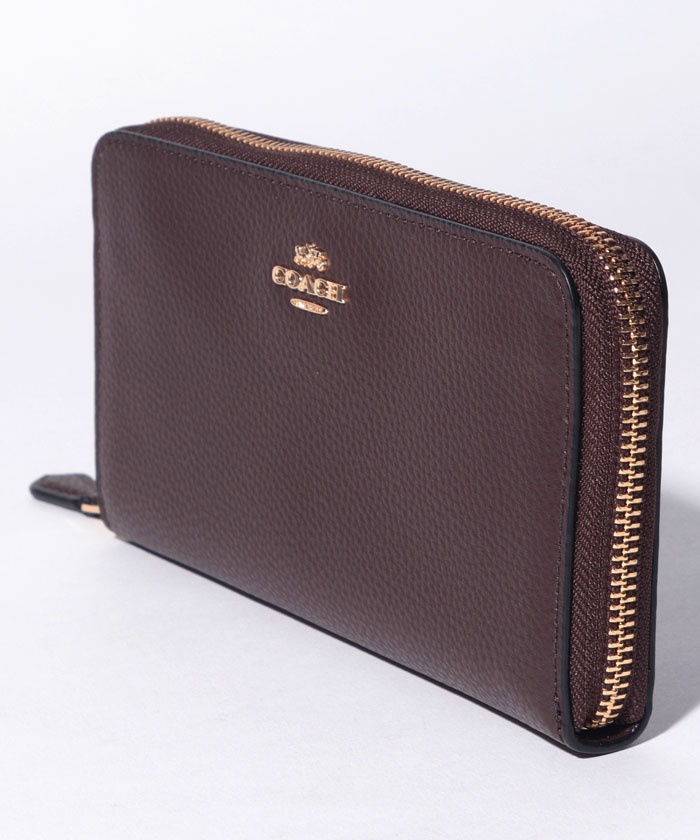 COACH 財布 アウトレット コーチ F16612 ぺブルレザー