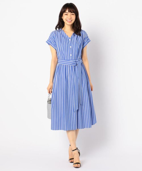 セール ストライプシャツワンピース ノーリーズ Nolley S D Fashion