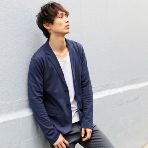 ネバー Never Coolmax鹿の子テーラードジャケット ザ カジュアル The Casual D Fashion