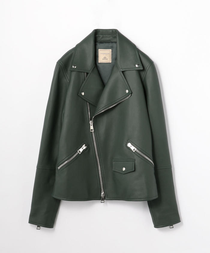 セール 40%OFF】【別注】DENIM×TOMORROWLAND ラムレザー ダブル セール 40%OFF】【別注】DENIM×TOMORROWLAND ラムレザー ダブル