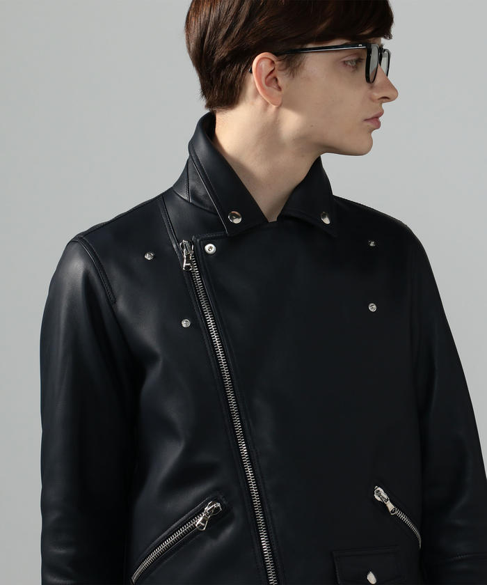 セール 40%OFF】【別注】DENIM×TOMORROWLAND ラムレザー ダブル セール 40%OFF】【別注】DENIM×TOMORROWLAND ラムレザー ダブル