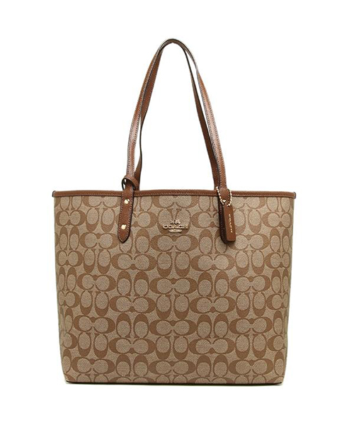 COACH コーチ リバーシブル トートバッグ シグネチャー