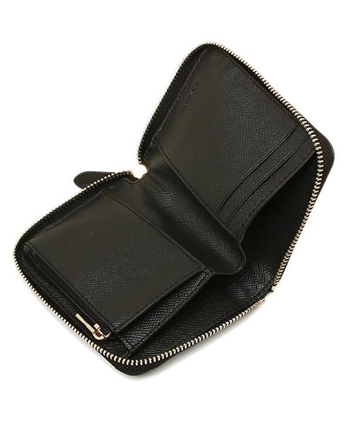 コーチ 財布 アウトレット Coach F24808 スモール ジップ アラウンド ウォレット レディース 二つ折り財布 無地 502045150 コーチ Coach D Fashion