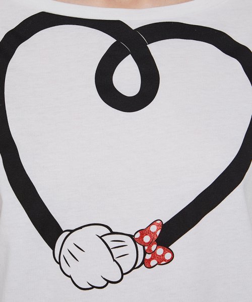 セール Disney ディズニー コラボ ミッキー ミニーマウス半袖tシャツ シスレー レディス Sisley D Fashion