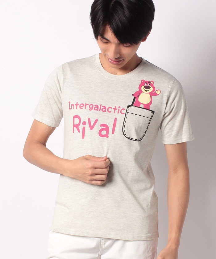 d'zzit トイストーリーコラボ　ロッツォ　半袖Tシャツ TOY STORY】トイストーリー ロッツォ 半袖Tシャツ(502253443