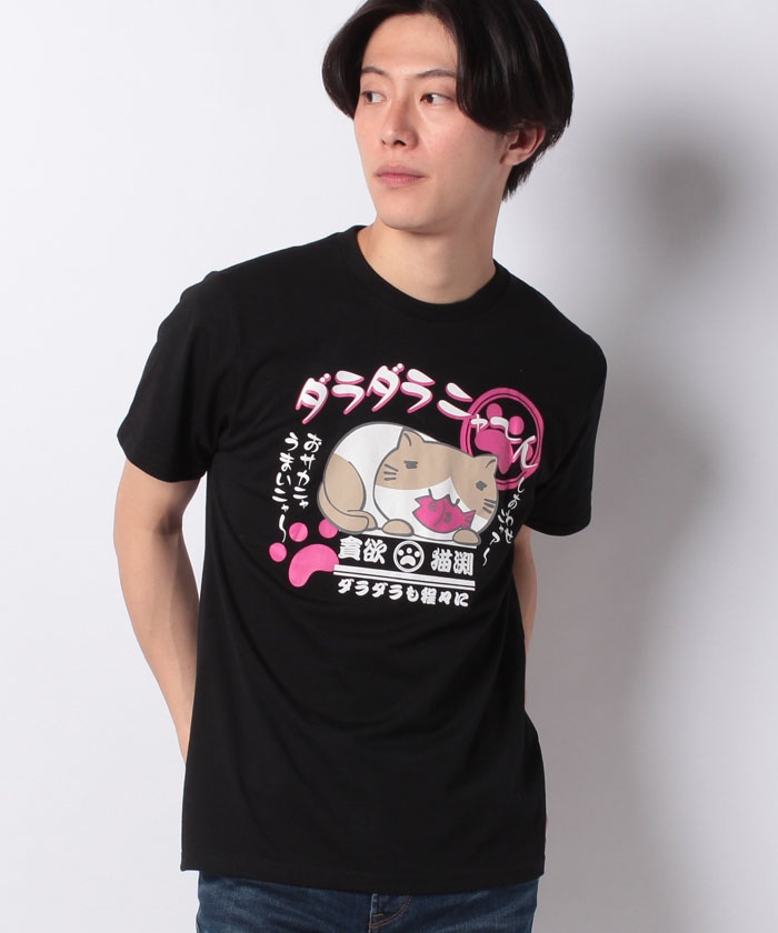 クーポン】ねこぶちさん プリント 半袖Tシャツ(502266635