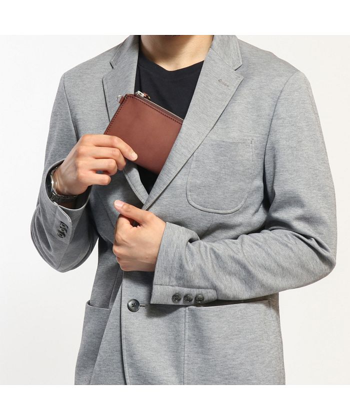 レッドムーン　レザー長財布 シルバーボタン付き 楽天市場】REDMOON レッドムーン Round Zip Long Wallet Compact