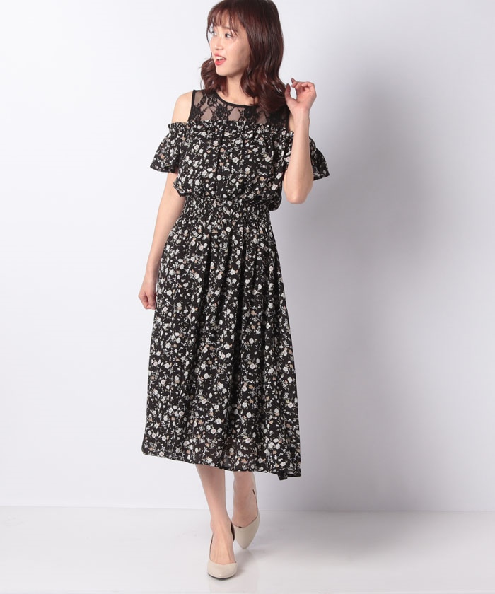 セール 66%OFF】イング INGNI レースレイヤー肩あき花柄 セール 66%OFF】イング INGNI レースレイヤー肩あき花柄