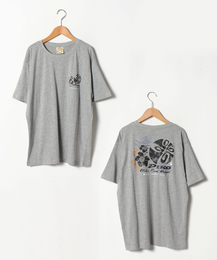 クーポン】【PIKO】 大きいサイズ メンズ ピコ プリント 半袖 T
