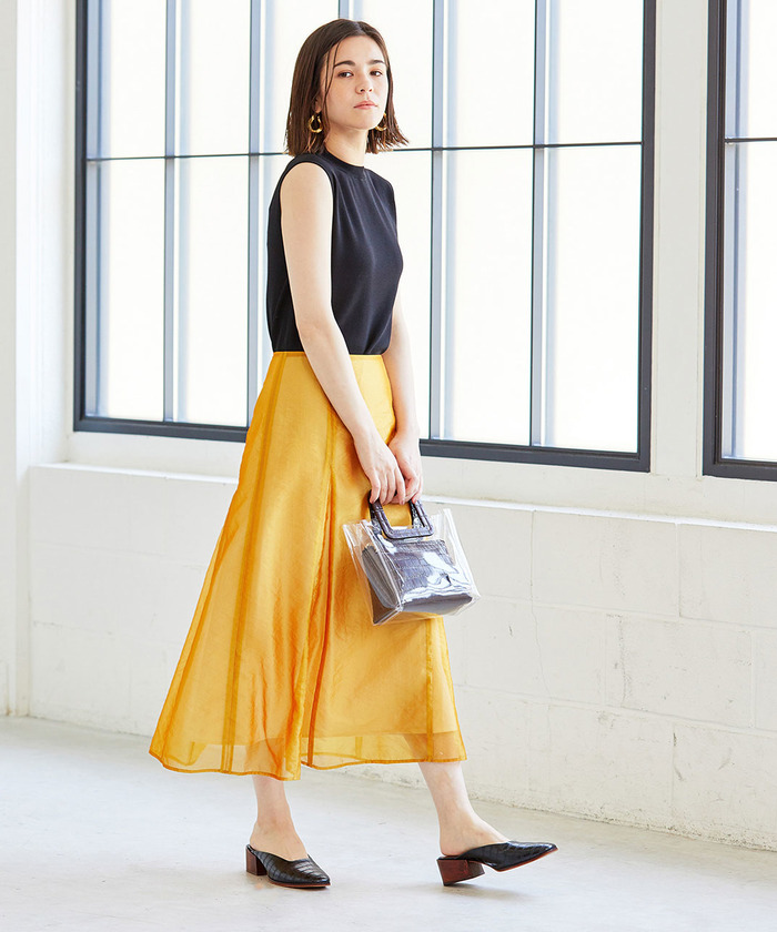 セール 70%OFF】オーガンジーワッシャースカート(502337247 セール 70%OFF】オーガンジーワッシャースカート(502337247