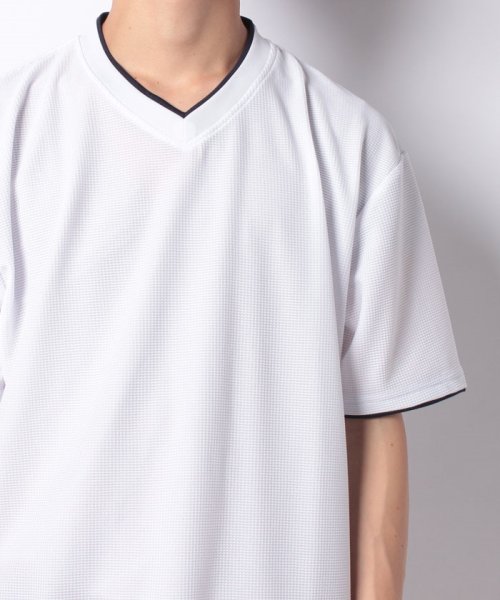 Cosby 大きいサイズ メンズ コスビー Tシャツ 半袖 Vネック 吸汗速乾