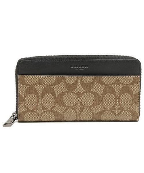 コーチ Coach 財布 アウトレット F アコーディオン ジップ アラウンド メンズ 長財布 コーチ Coach D Fashion