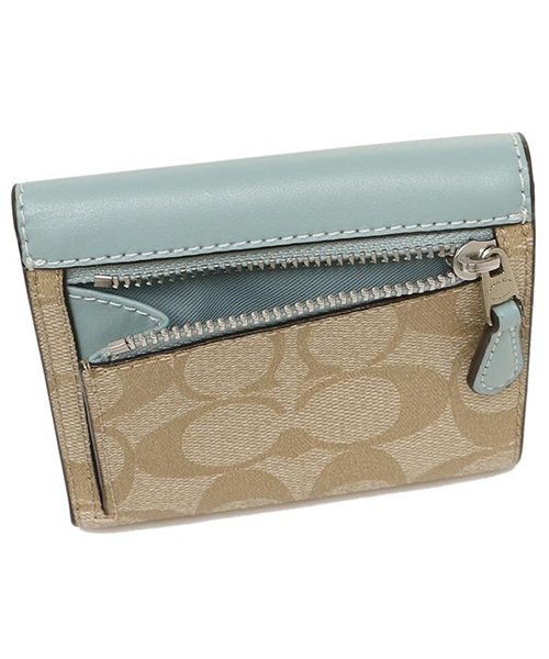 コーチ 財布 アウトレット Coach F875 シグネチャー スモール ウォレット 二つ折り財布 コーチ Coach D Fashion