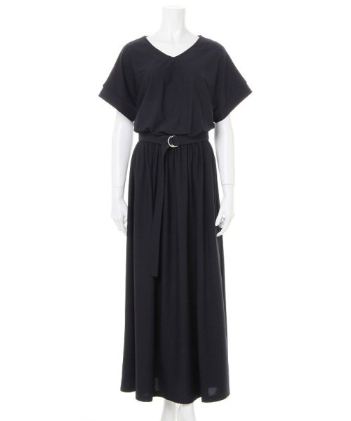 セール エスパンディーベルト付マキシワンピース イング Ingni D Fashion