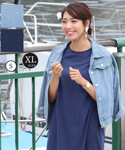 セール デニムジャケット レディース 大きめ ジージャン ジャンパー ブルゾン アウター 春 即納 ミニミニストア Miniministore D Fashion
