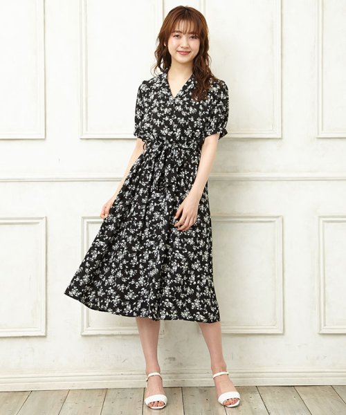 セール 66 Off サッシュ付開襟単色花柄 ワンピース イング Ingni D Fashion セール 66 Off サッシュ付開襟単色花柄 ワンピース イング Ingni D Fashion