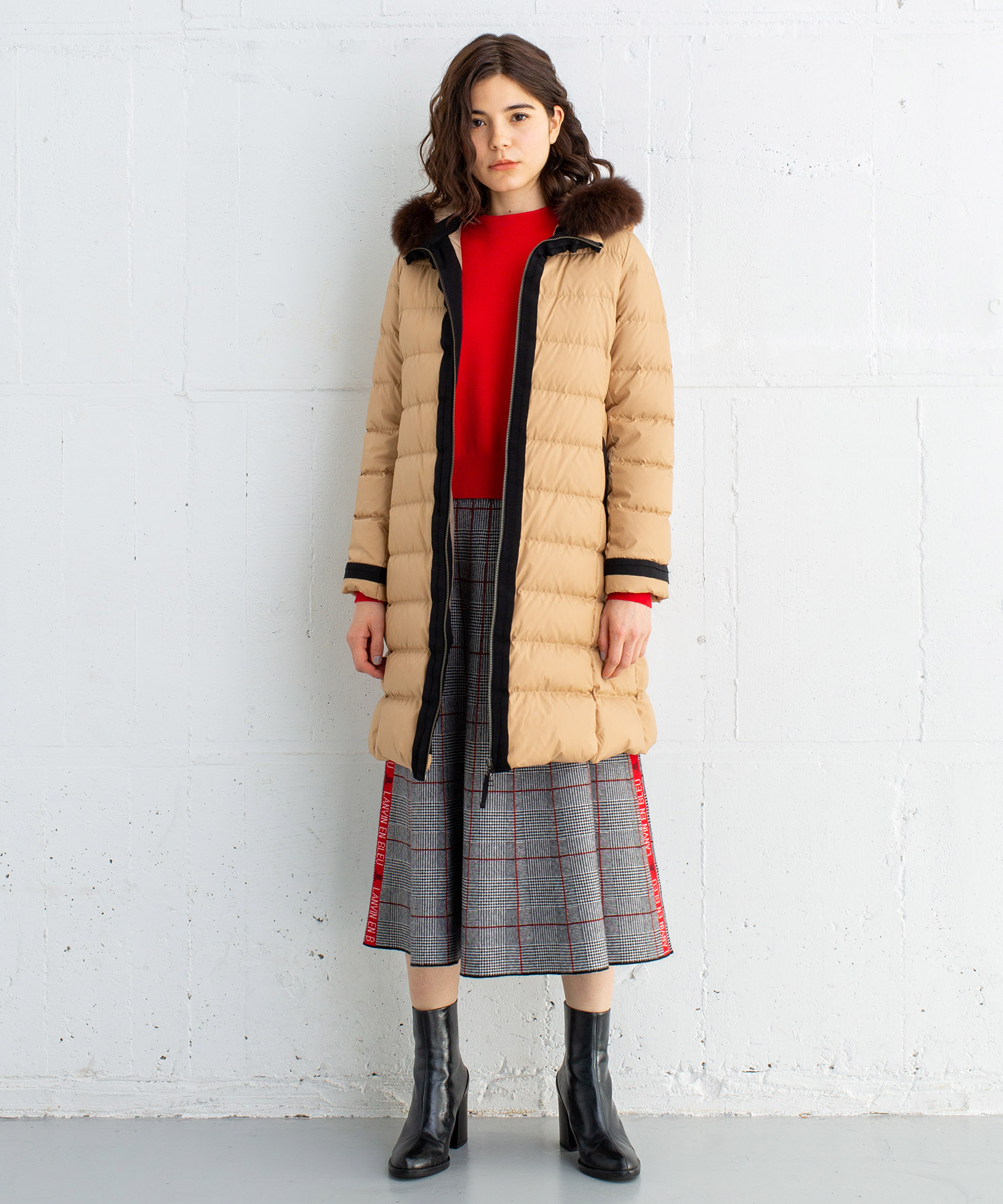 セール】ロングダウンコート(502388903) | ランバンオンブルー(LANVIN セール】ロングダウンコート(502388903) | ランバンオンブルー(LANVIN
