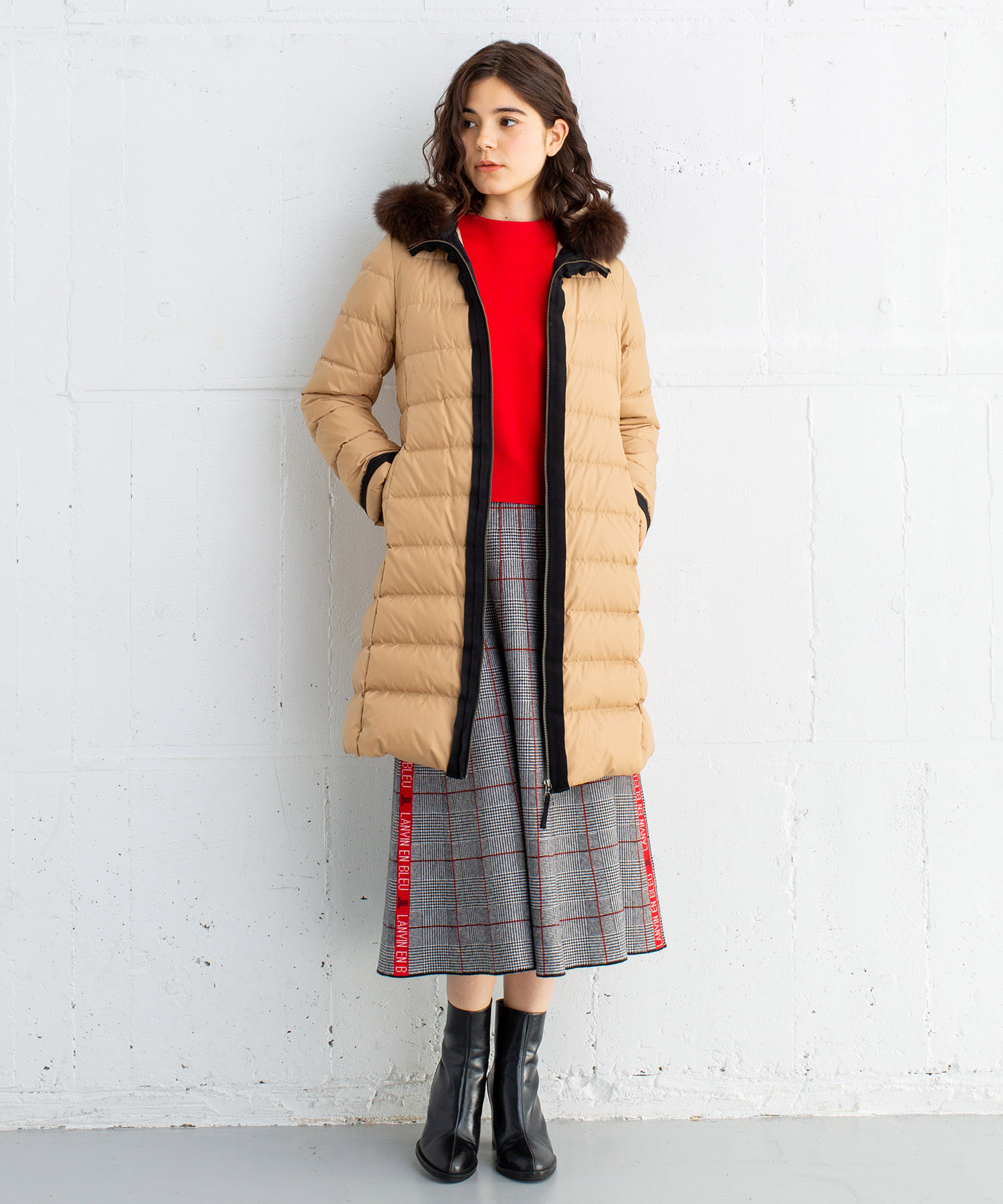 セール】ロングダウンコート(502388903) | ランバンオンブルー(LANVIN セール】ロングダウンコート(502388903) | ランバンオンブルー(LANVIN
