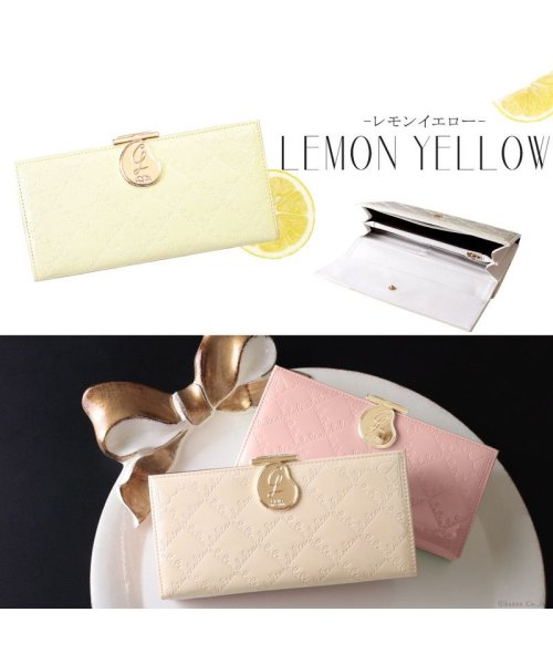 長財布 レディース がま口 大容量 ブランド エナメル フラップ がま口長財布 クレリア Clelia D Fashion