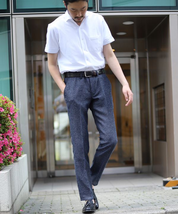 セール 50%OFF】カラミ織りストレッチパンツ(502364108