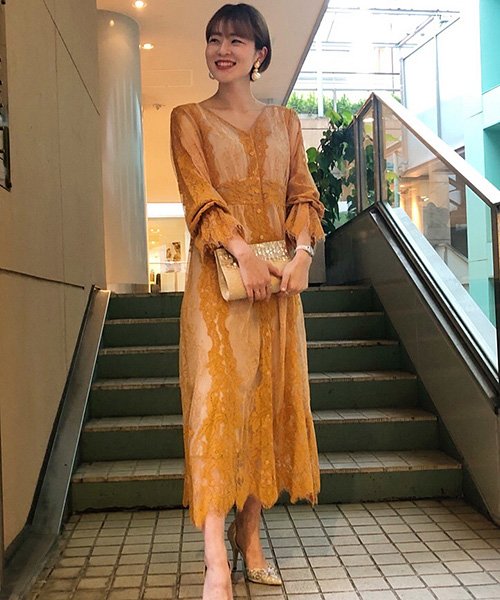 セール 60 Off Tv着用 コードレースロングワンピース グレースコンチネンタル Grace Continental D Fashion